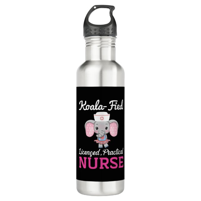 Nursing Nurse 710 Ml Water Bottle (Front)