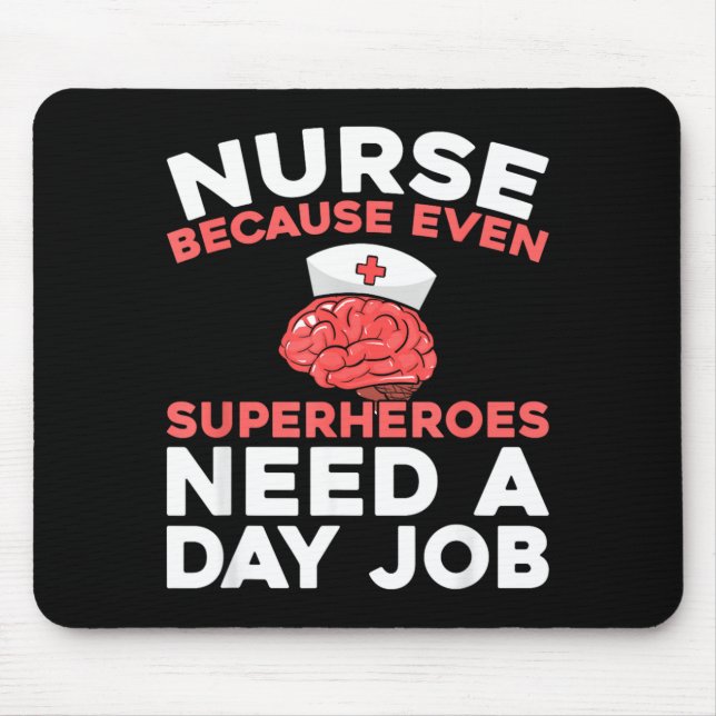 Nursing Nurse Hostal - Caretaker Funny Mouse Mat (Front)