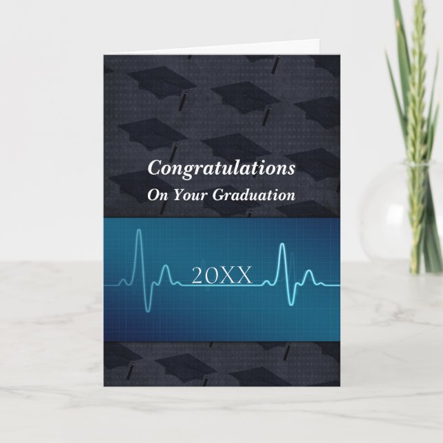 Nursing or Medical or Doctor Graduation Card (Front)