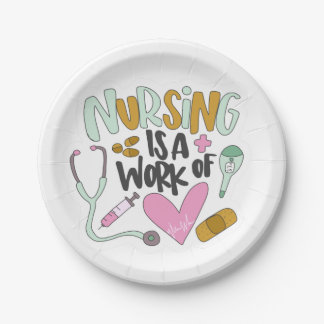 Nursing paper plate