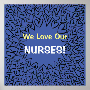 NURSING POSTERS ART Prints Love Our Nurses