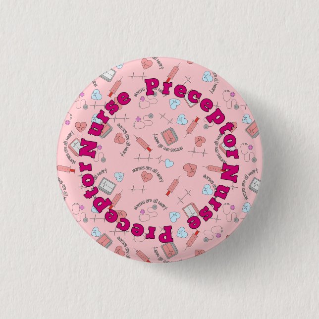 Nursing Preceptor Button Berry (Front)