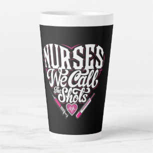 Nursing Quote Typography Latte Mug