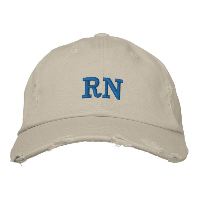Nursing Registered Nurse Embroidered Baseball Hat (Front)