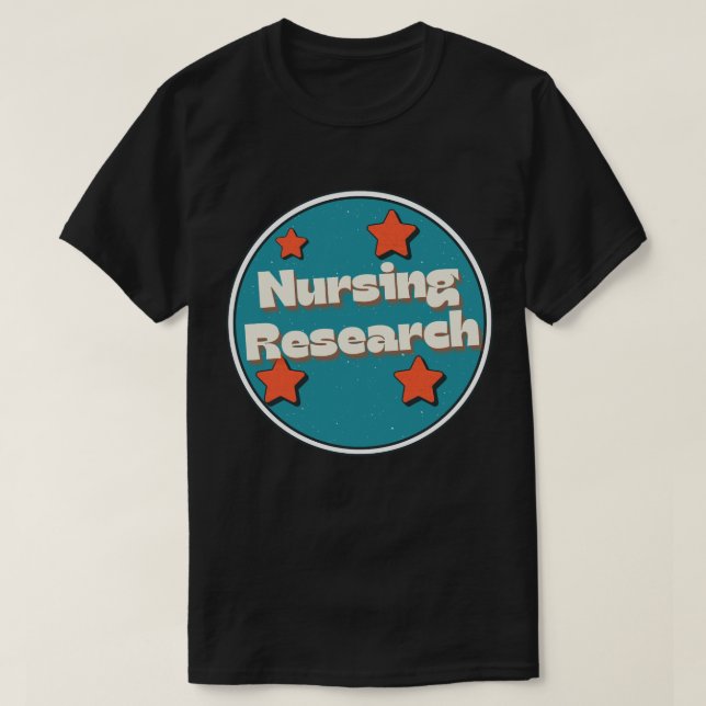 Nursing Research T-Shirt (Design Front)