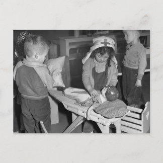 Nursing School: 1940s Postcard