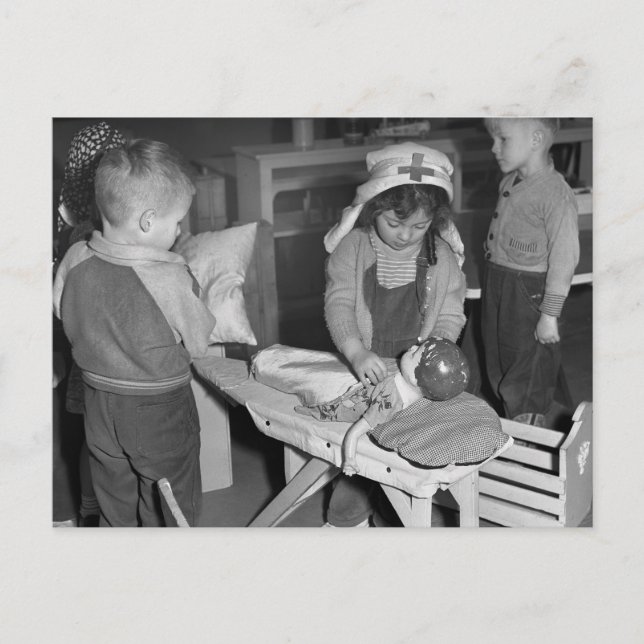 Nursing School: 1940s Postcard (Front)