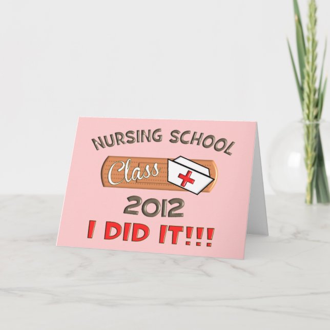 Nursing School 2012 Graduation Card (Front)