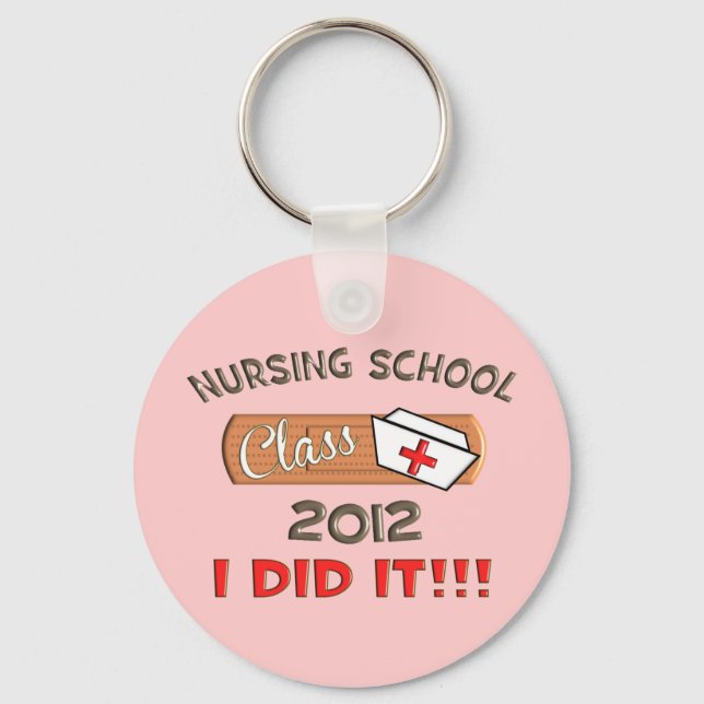 Nursing School 2012 Graduation Key Ring (Front)