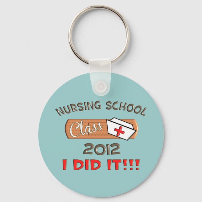 Nursing School 2012 Graduation Key Ring (Front)