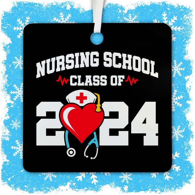 Nursing School Graduate 2024 Nurse Graduation Metal Tree Decoration (Creator Uploaded)