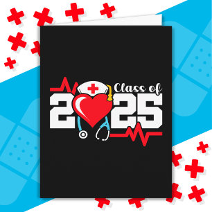 Nursing School Graduate 2025 Nurse Graduation Card