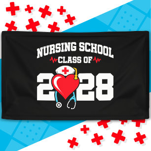 Nursing School Graduate 2028 Nurse Graduation Banner