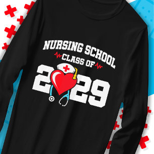 Nursing School Graduate 2029 Nurse Graduation T-Shirt