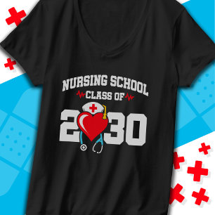 Nursing School Graduate 2030 Nurse Graduation T-Shirt