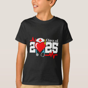 Nursing School Graduate - Cl Of 2025 - Nurse Gradu T-Shirt