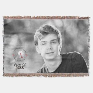 Nursing School Graduate Gear Throw Blanket