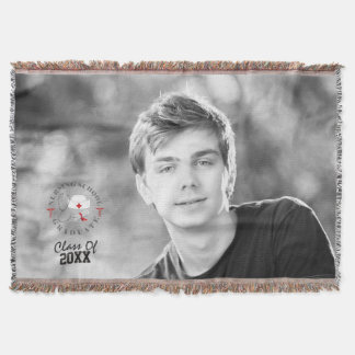 Nursing School Graduate Gear Throw Blanket