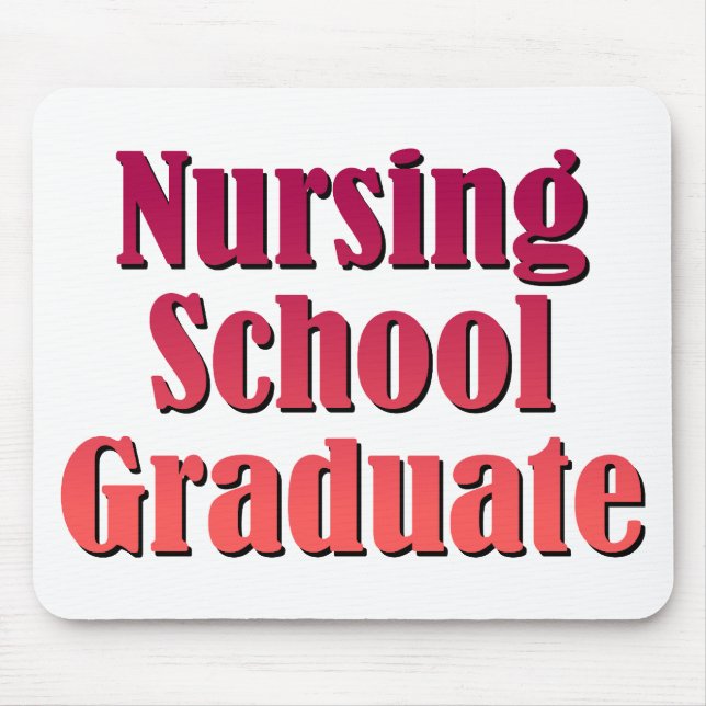 Nursing School Graduate Mouse Mat (Front)