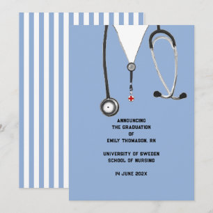 Nursing School Graduation Announcement