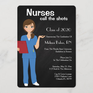 Nursing School Graduation Announcement