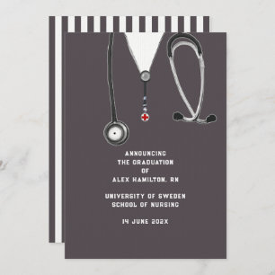 Nursing School Graduation Announcement