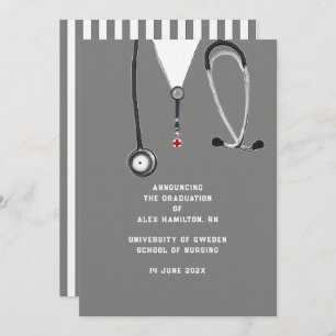 Nursing School Graduation Announcement
