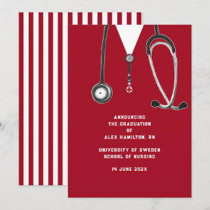 Nursing School Graduation Announcement