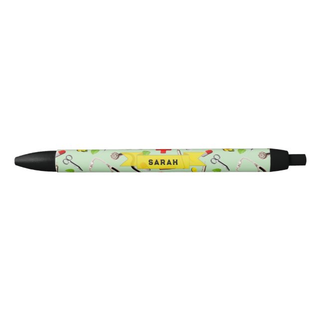 Nursing School Graduation Black Ink Pen (Front)