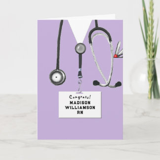 Nursing School Graduation Card