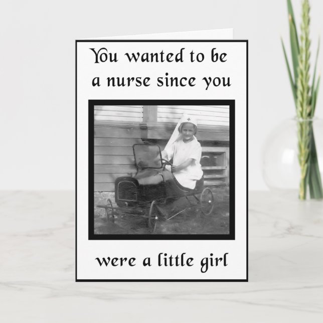 Nursing School Graduation Card (Front)