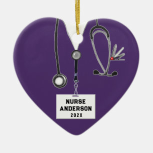 Nursing School Graduation Ceramic Tree Decoration