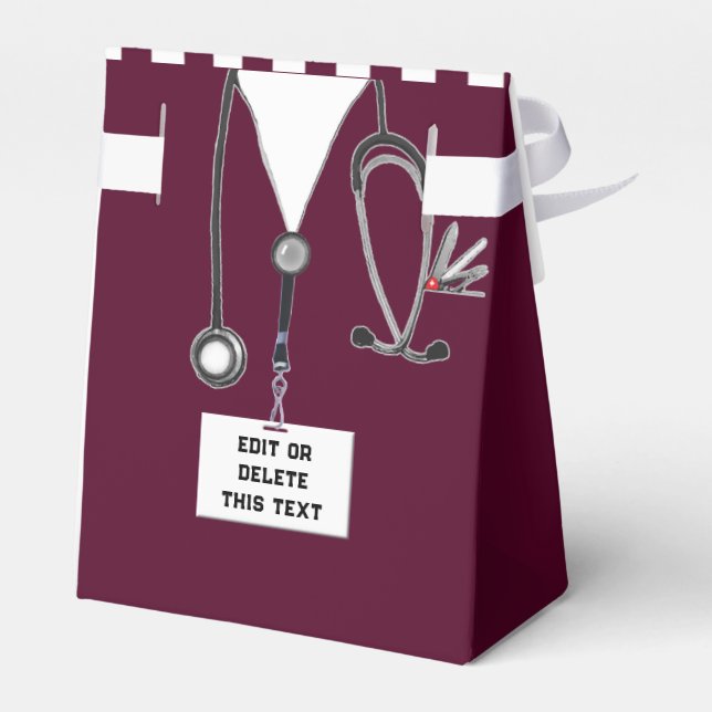 Nursing School Graduation Favour Box (Back Side)