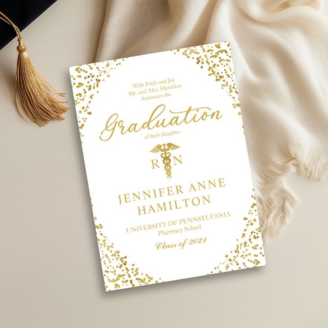 Nursing School Graduation Formal Announcement  (Creator Uploaded)