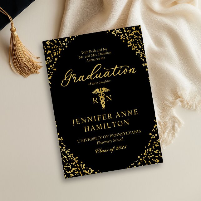 Nursing School Graduation Formal Announcement  (Creator Uploaded)