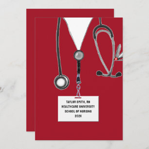 nursing school graduation invitation