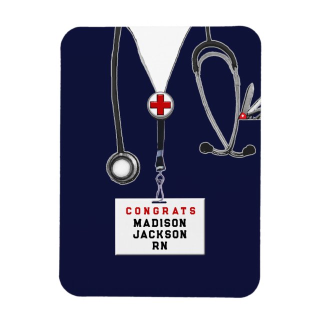 Nursing School Graduation Magnet (Vertical)