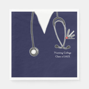 Nursing School Graduation Napkin