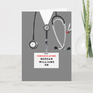Nursing School Graduation Nurse Congrats Card