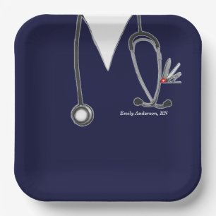 Nursing School Graduation Paper Plate