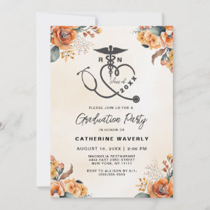 Nursing School Graduation Party Invitation