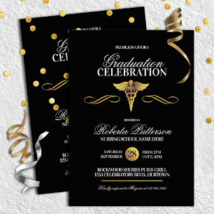 Nursing School Graduation Party Invitations