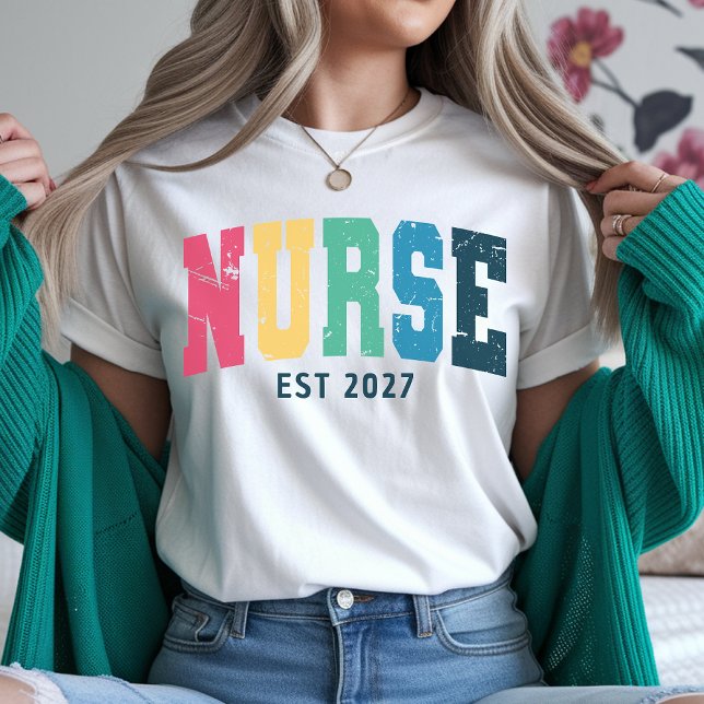 Nursing School Graduation Shirt, Custom RN T-Shirt (nurse t-shirt, registered nurse t-shirt, nursing school t-shirt, nurse gift, rn t-shirt, nurse shirt)