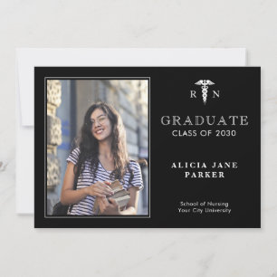 Nursing school graduation year photo announcement
