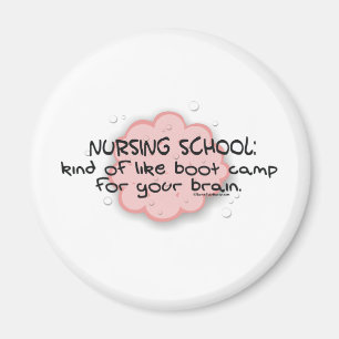 Nursing School - Like Brain Boot Camp Magnet
