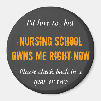 Nursing school owns me magnets
