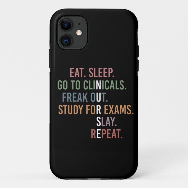 Nursing School student Future Nurse RN Gifts Case-Mate iPhone Case (Back)