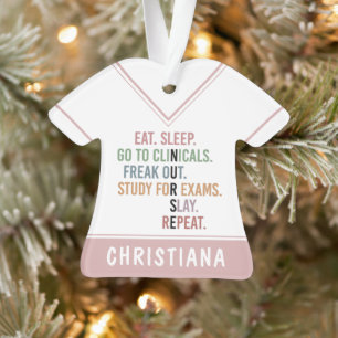 Nursing School student Future Nurse RN Gifts Ornament