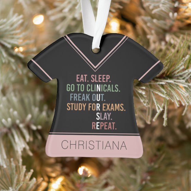 Nursing School student Future Nurse RN Gifts Ornament (Tree)