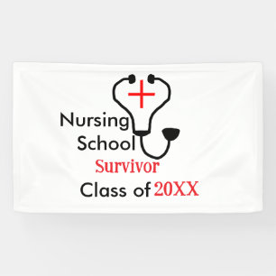 Nursing School survivor class of 20XX medical nurs Banner
